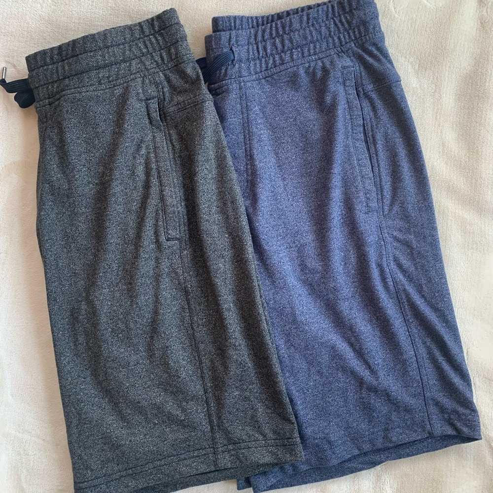 Pair of Men's 90Degree by Reflex Gray and Blue Shorts